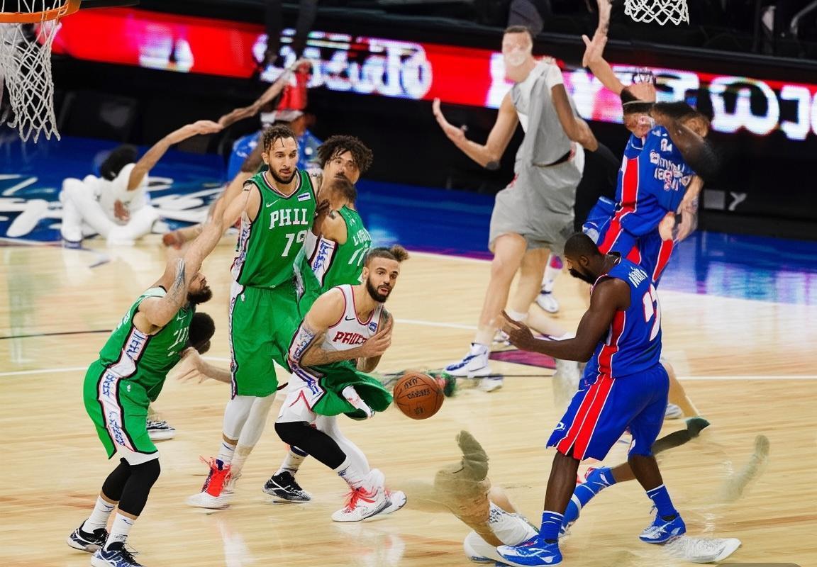 2018年NBA 76人对活塞系列对决回顾：战术交锋与双星闪耀(图2)